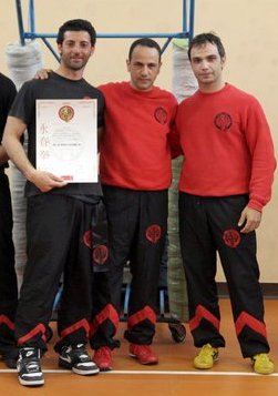 master d'alesio, master mezzone e sifu lieto